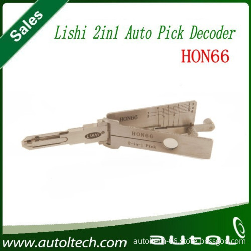 High Quality Lishi 2in1 HON66 Pick Decoder Car Door Open Tool
